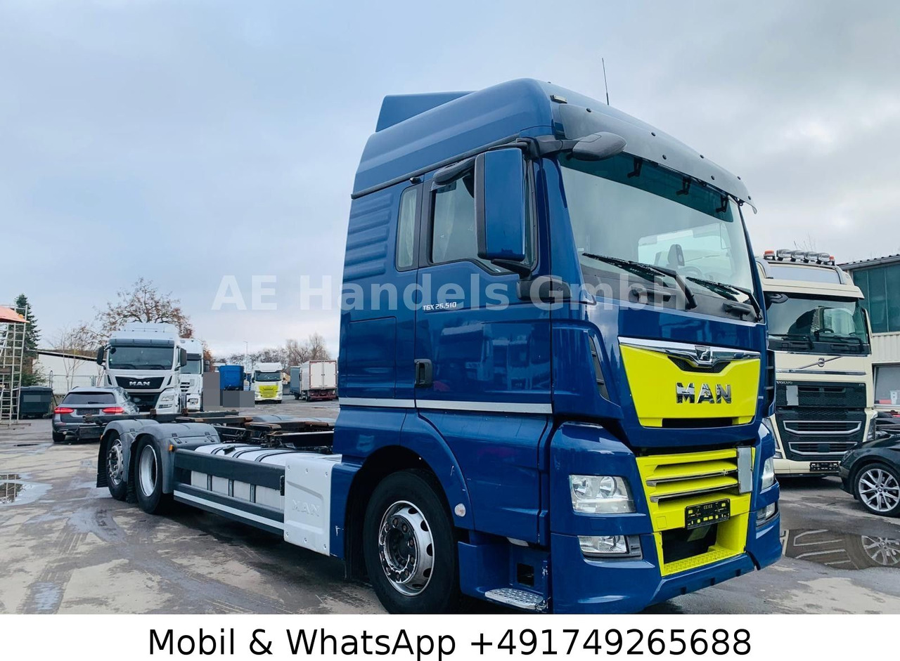 MAN TGX 26.510 XLX LL 6x2 BDF *Retarder/ACC/AHK/Lift - Camión portacontenedore/ Intercambiable: foto 1 MAN TGX 26.510 XLX LL 6x2 BDF *Retarder/ACC/AHK/Lift - Camión portacontenedore/ Intercambiable: foto 1