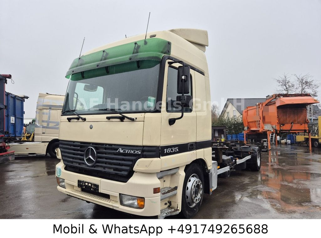 Mercedes-Benz Actros 1835 LL BDF *Analog/AHK/Klima/Tempomat - Camión portacontenedore/ Intercambiable: foto 1 Mercedes-Benz Actros 1835 LL BDF *Analog/AHK/Klima/Tempomat - Camión portacontenedore/ Intercambiable: foto 1