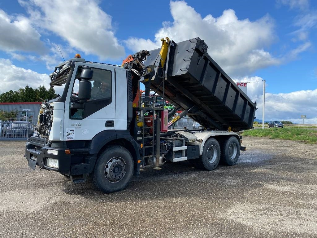 Iveco TRAKKER 410/EEV -PALFINGER PK13001-T18 endommagé - Camión multibasculante: foto 3 Iveco TRAKKER 410/EEV -PALFINGER PK13001-T18 endommagé - Camión multibasculante: foto 3