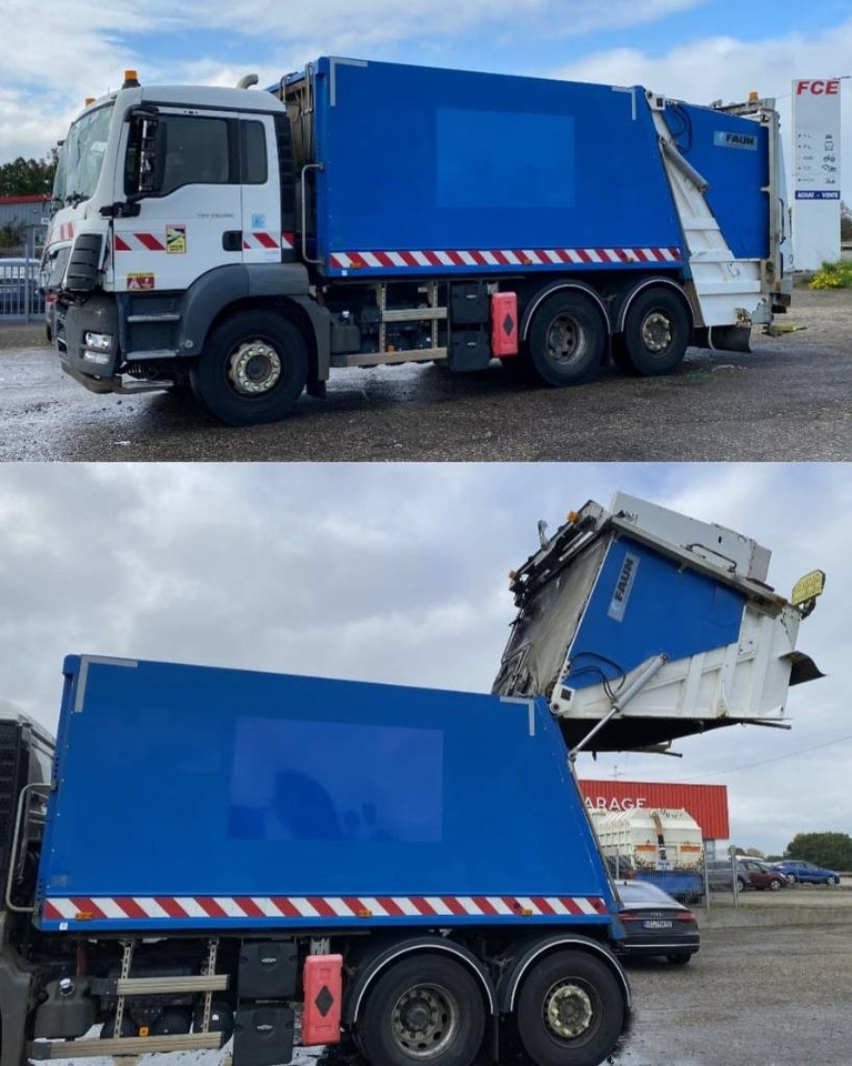 MAN TGS 26.360-6x2 FAUN VR5Z/ZÖLLER endommagé - Camión de basura: foto 2 MAN TGS 26.360-6x2 FAUN VR5Z/ZÖLLER endommagé - Camión de basura: foto 2