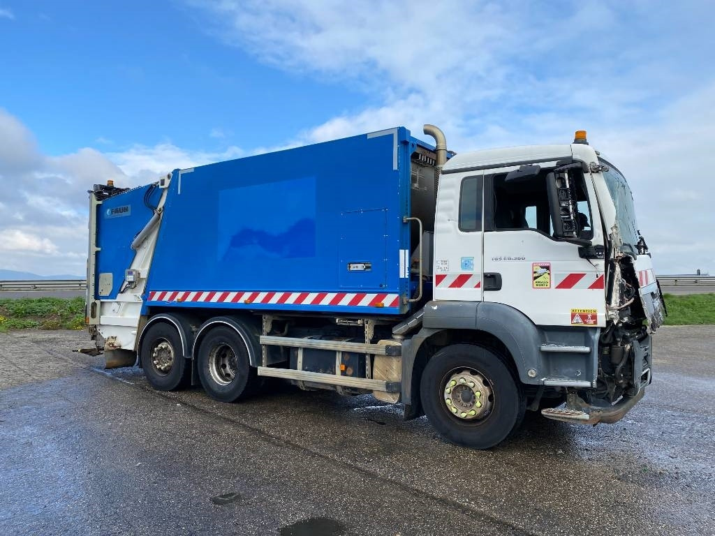 MAN TGS 26.360-6x2 FAUN VR5Z/ZÖLLER endommagé - Camión de basura: foto 4 MAN TGS 26.360-6x2 FAUN VR5Z/ZÖLLER endommagé - Camión de basura: foto 4