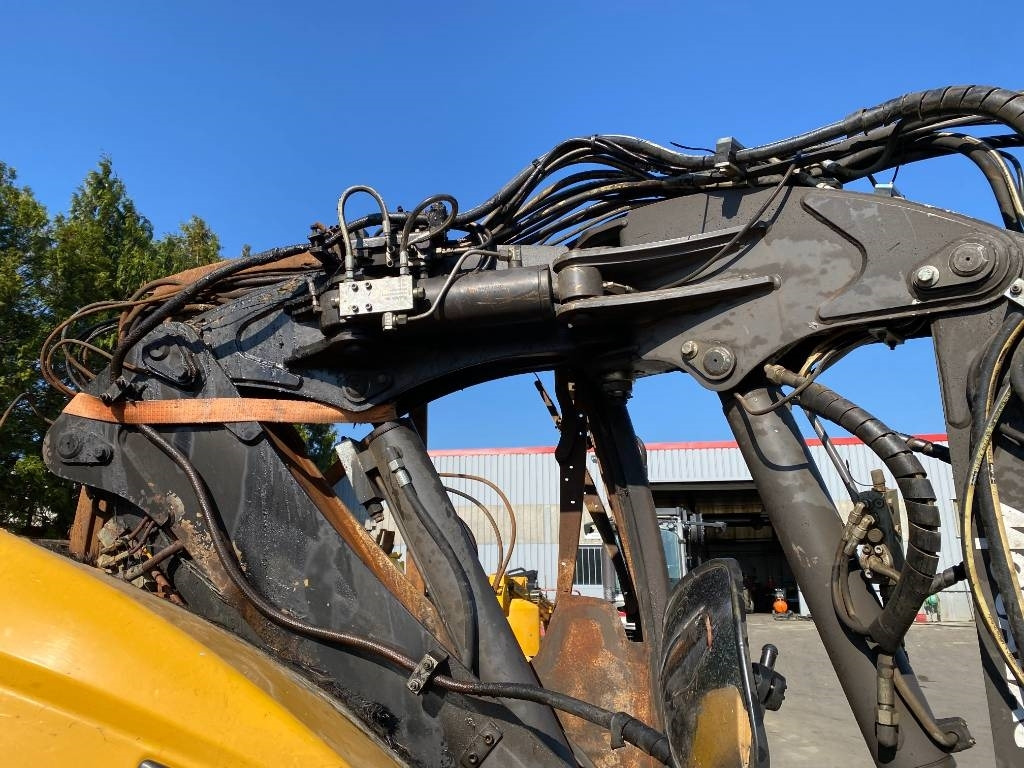 Excavadora de ruedas Mecalac 7 MWR Origine Française endommagée: foto 38
