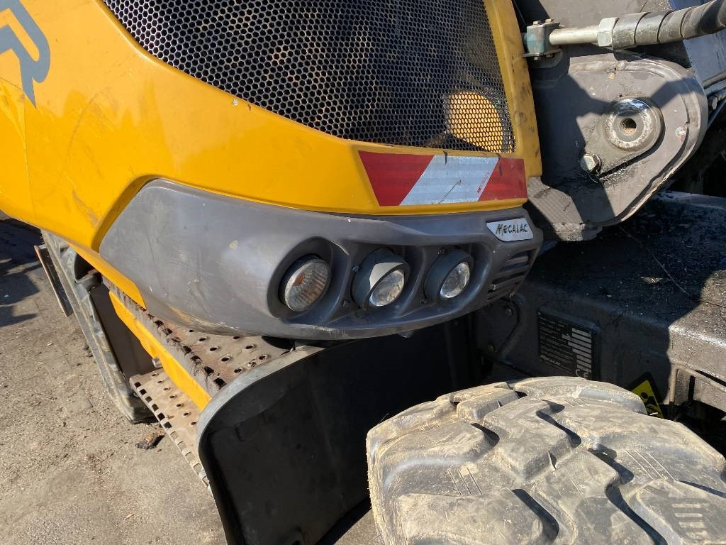 Excavadora de ruedas Mecalac 7 MWR Origine Française endommagée: foto 36