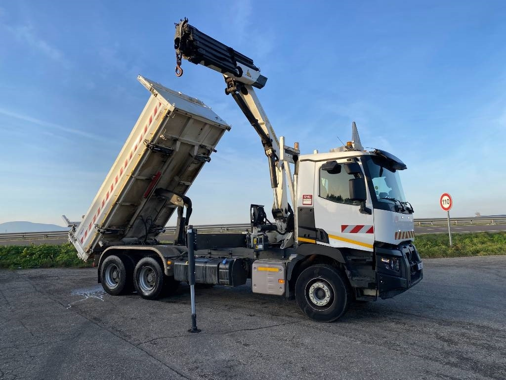 Camión volquete Renault C430 Dti11-Palfinger PK19.001/Tri-Benne endommagé: foto 7 Camión volquete Renault C430 Dti11-Palfinger PK19.001/Tri-Benne endommagé: foto 7