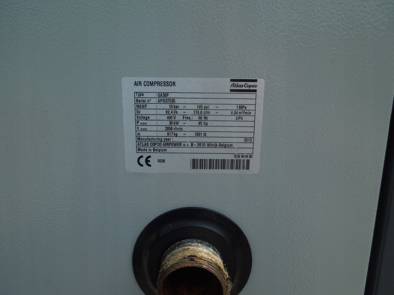 ATLAS COPCO GA30+ - Compresor de aire: foto 3 ATLAS COPCO GA30+ - Compresor de aire: foto 3