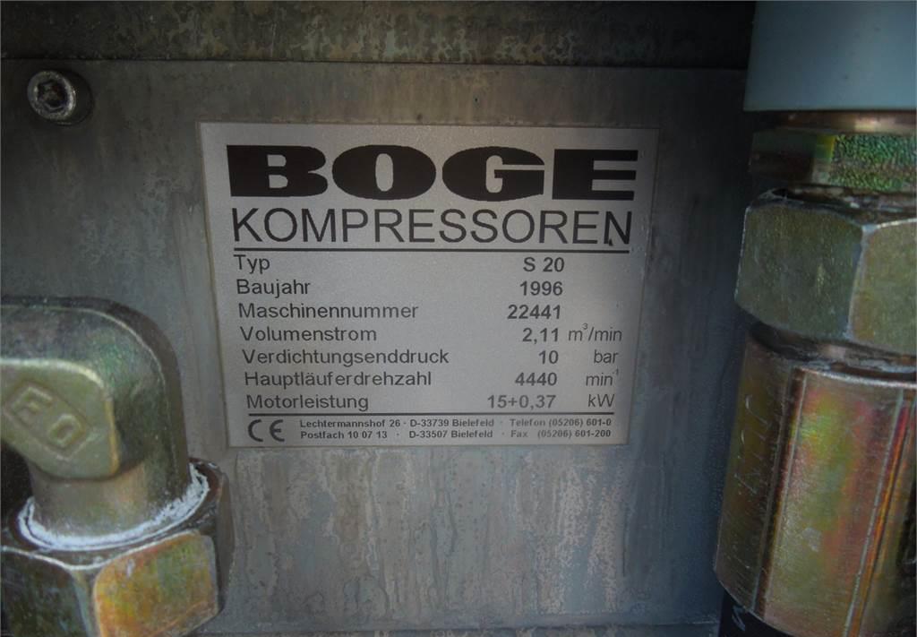 Boge SPRĘŻARKA ŚRUBOWA S20 15KW - Compresor de aire: foto 3 Boge SPRĘŻARKA ŚRUBOWA S20 15KW - Compresor de aire: foto 3