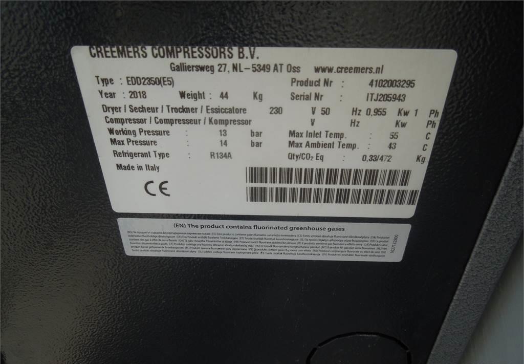 Creemers OSUSZACZ ZIĘBNICZY EDD 2350 2,70M3 2018R - Compresor de aire: foto 2 Creemers OSUSZACZ ZIĘBNICZY EDD 2350 2,70M3 2018R - Compresor de aire: foto 2