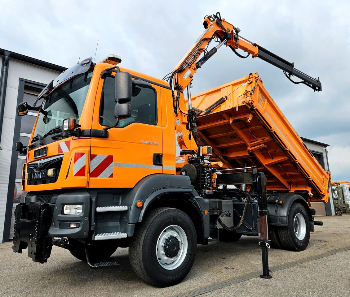 MAN TGM 18.290 4x4 Atlas 75.2 Kran Funk Euro6 - Camión volquete, Camión grúa: foto 5 MAN TGM 18.290 4x4 Atlas 75.2 Kran Funk Euro6 - Camión volquete, Camión grúa: foto 5