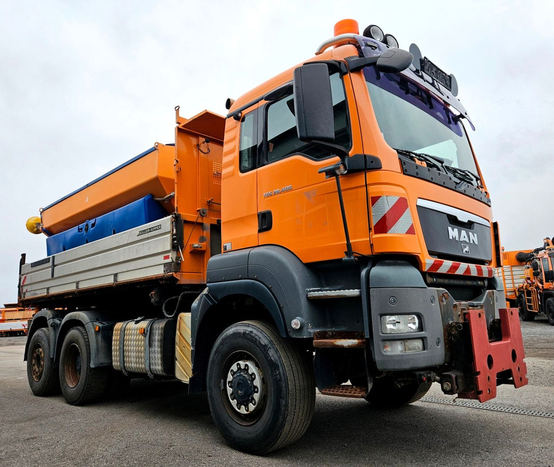 Camión volquete MAN TGS 28.400 6x4-4 BL Winterdienst Schmidt Euro5: foto 6