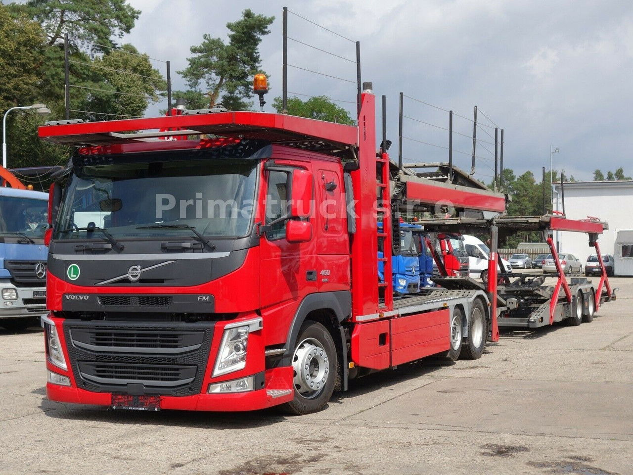 Volvo FM 460 6x2 Kassbohrer Metago/Supertrans - Camión portavehículos: foto 1 Volvo FM 460 6x2 Kassbohrer Metago/Supertrans - Camión portavehículos: foto 1