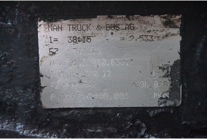 MAN HY-1350-15 38:15 81.35003-7671 - Eje posterior para Camión: foto 4 MAN HY-1350-15 38:15 81.35003-7671 - Eje posterior para Camión: foto 4