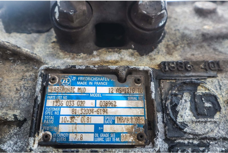 ZF 12AS1210OD TGM 81.32004-6194 - Recambio para Camión: foto 5 ZF 12AS1210OD TGM 81.32004-6194 - Recambio para Camión: foto 5