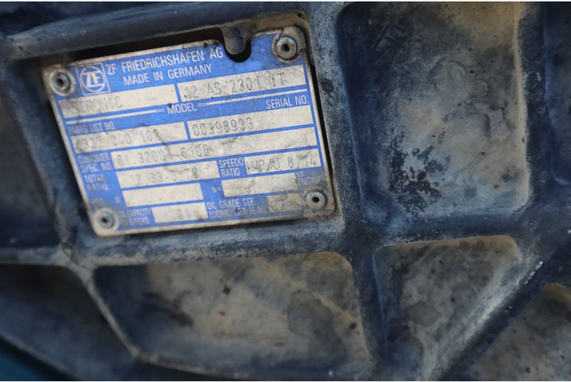 ZF 12AS2301OD+INT 81.32004-6106 - Caja de cambios para Camión: foto 5 ZF 12AS2301OD+INT 81.32004-6106 - Caja de cambios para Camión: foto 5