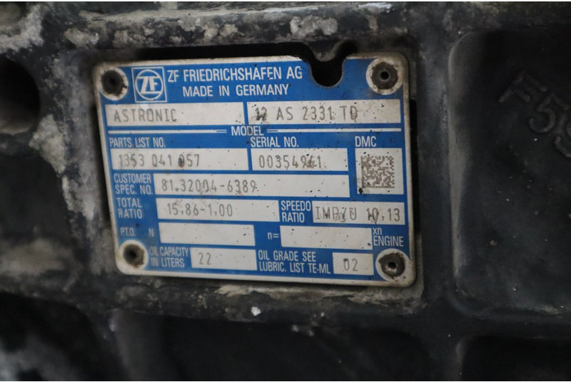 ZF 12AS2331DD+INT3 - Caja de cambios para Camión: foto 5 ZF 12AS2331DD+INT3 - Caja de cambios para Camión: foto 5