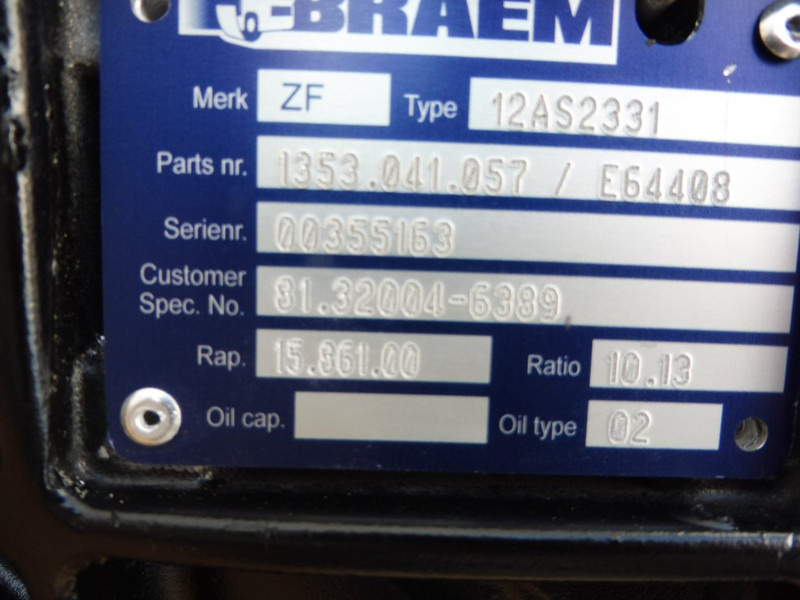 ZF 12AS2331TD INT3 - Caja de cambios para Camión: foto 5 ZF 12AS2331TD INT3 - Caja de cambios para Camión: foto 5