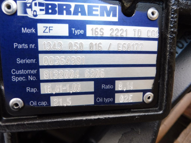 ZF 16S2221TD+IT - Caja de cambios para Camión: foto 5 ZF 16S2221TD+IT - Caja de cambios para Camión: foto 5