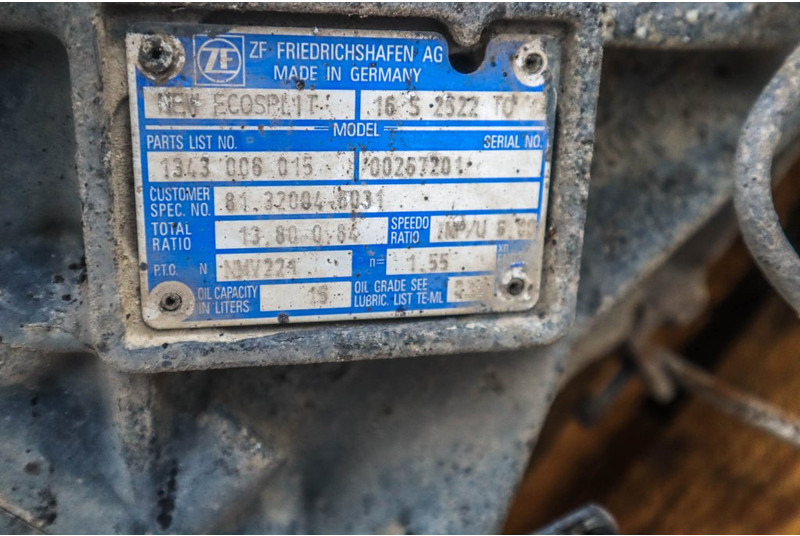 ZF 16S25220OD+NMV221 81.32004-6031 - Caja de cambios para Camión: foto 5 ZF 16S25220OD+NMV221 81.32004-6031 - Caja de cambios para Camión: foto 5