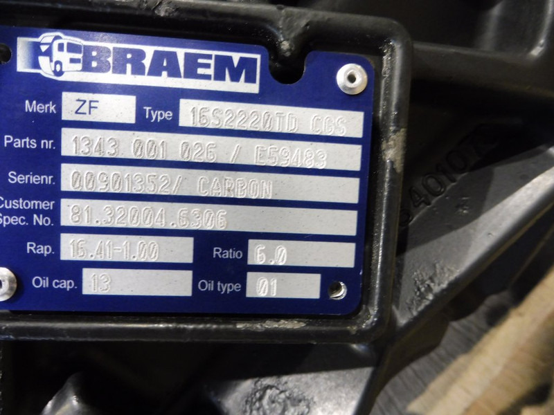 ZF 1S2220TO CGS CARBON - Caja de cambios para Camión: foto 5 ZF 1S2220TO CGS CARBON - Caja de cambios para Camión: foto 5