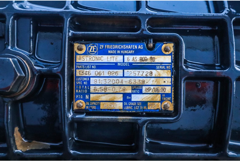 ZF 6AS800TO TGL EURO6 81.32004-6338 - Caja de cambios para Camión: foto 5 ZF 6AS800TO TGL EURO6 81.32004-6338 - Caja de cambios para Camión: foto 5