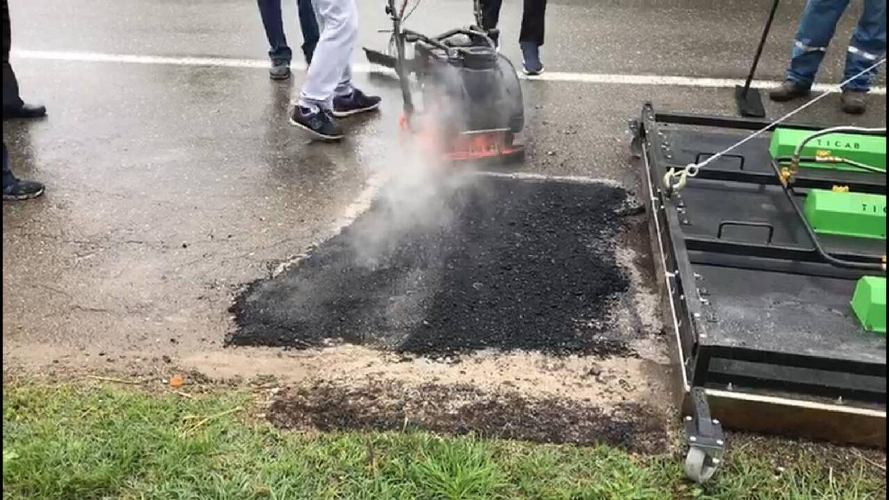 Arrendamiento de TICAB New Pothole Patching Machine, Asphalt Infrared Patching, Manufacturer, MIRA-3 TICAB New Pothole Patching Machine, Asphalt Infrared Patching, Manufacturer, MIRA-3: foto 6