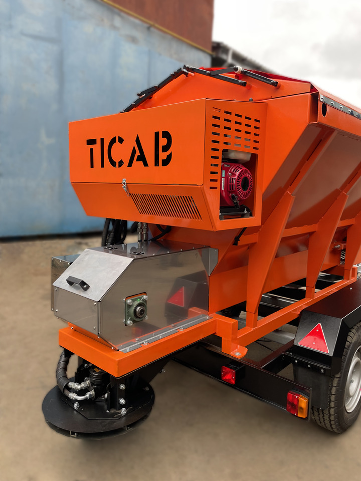 TICAB New Salt and Sand Spreader, Hopper spreader,Manufacturer, 1,5m³ - Semirremolque de cinta: foto 2 TICAB New Salt and Sand Spreader, Hopper spreader,Manufacturer, 1,5m³ - Semirremolque de cinta: foto 2