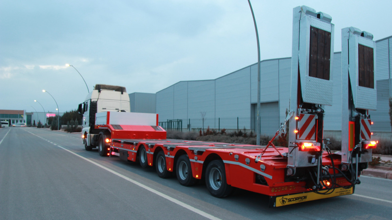 Scorpion Trailer NEW 4 AXLE LOWBED SEMI TRAILER (MANUFACTURER COMPANY) - Semirremolque góndola rebajadas: foto 2 Scorpion Trailer NEW 4 AXLE LOWBED SEMI TRAILER (MANUFACTURER COMPANY) - Semirremolque góndola rebajadas: foto 2