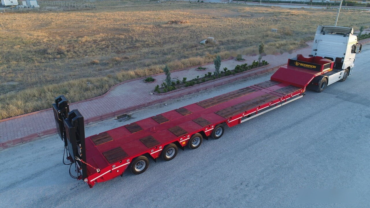 Semirremolque góndola rebajadas nuevo Scorpion Trailer NEW 4 AXLE  LOWBED SEMI TRAILER (MANUFACTURER COMPANY): foto 10