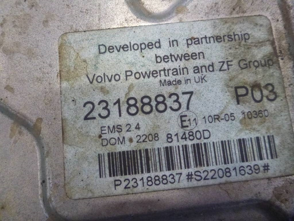Volvo Motor Styrenhet, 23188837 - Sistema eléctrico para Camión: foto 3 Volvo Motor Styrenhet, 23188837 - Sistema eléctrico para Camión: foto 3