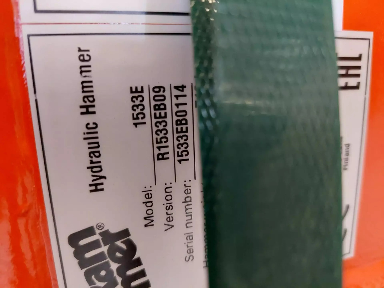 2023 Rammer 1533E - Martillo hidráulico: foto 3 2023 Rammer 1533E - Martillo hidráulico: foto 3