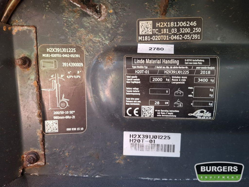 Linde H20T - Carretilla elevadora de gas: foto 5 Linde H20T - Carretilla elevadora de gas: foto 5