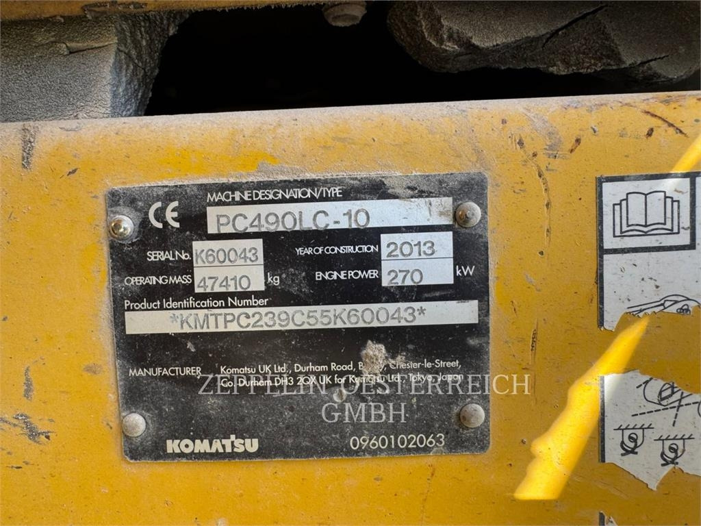 Komatsu PC490LC-10 - Excavadora de cadenas: foto 4 Komatsu PC490LC-10 - Excavadora de cadenas: foto 4