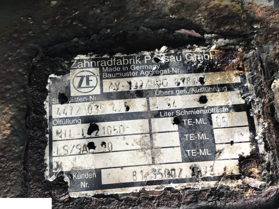 Autobus MAN - EB902 A20 Most Tylny - Eje posterior para Maquinaria agrícola: foto 3 Autobus MAN - EB902 A20 Most Tylny - Eje posterior para Maquinaria agrícola: foto 3