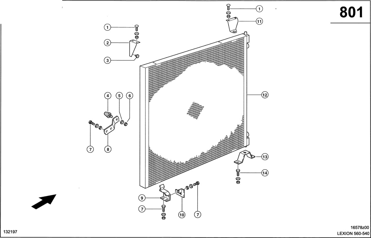 Claas Lexion 560 CHŁODNICA OLEJU 0006683982 (Chłodnica oleju) - Enfriador de aceite para Maquinaria agrícola: foto 1 Claas Lexion 560 CHŁODNICA OLEJU 0006683982 (Chłodnica oleju) - Enfriador de aceite para Maquinaria agrícola: foto 1