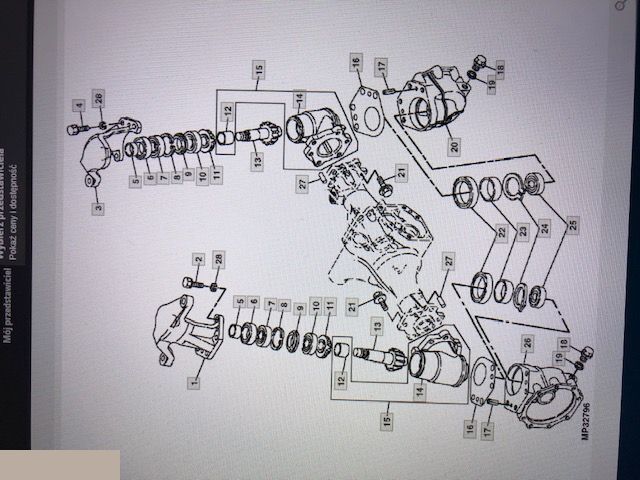 John Deere 2320 2720 4100 4110 - Most Przedni - Eje delantero para Maquinaria agrícola: foto 4 John Deere 2320 2720 4100 4110 - Most Przedni - Eje delantero para Maquinaria agrícola: foto 4