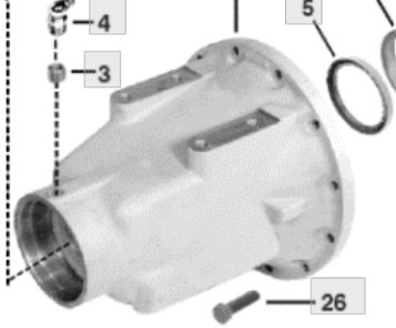 John Deere 7610 7710 Obudowa Tylniej Osi Pochwa Zwolnica Zwrotnica R126435 R156484 - Mangueta para Maquinaria agrícola: foto 1 John Deere 7610 7710 Obudowa Tylniej Osi Pochwa Zwolnica Zwrotnica R126435 R156484 - Mangueta para Maquinaria agrícola: foto 1