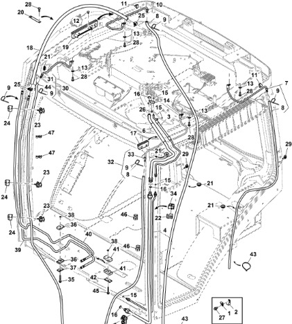 John Deere 9470RX - Linia R556338 (HVAC) - Calefacción/ Ventilación para Maquinaria agrícola: foto 1 John Deere 9470RX - Linia R556338 (HVAC) - Calefacción/ Ventilación para Maquinaria agrícola: foto 1