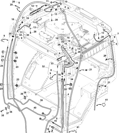 John Deere 9470RX - Linia RE579565 (HVAC) - Calefacción/ Ventilación para Maquinaria agrícola: foto 1 John Deere 9470RX - Linia RE579565 (HVAC) - Calefacción/ Ventilación para Maquinaria agrícola: foto 1
