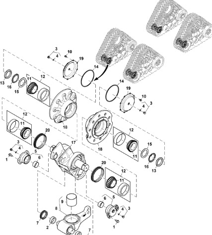 John Deere 9470RX - Pierścień ustalający RE566978 (Gąsienice i obciąźniki) - Piezas del tren de rodaje para Tractor: foto 1 John Deere 9470RX - Pierścień ustalający RE566978 (Gąsienice i obciąźniki) - Piezas del tren de rodaje para Tractor: foto 1