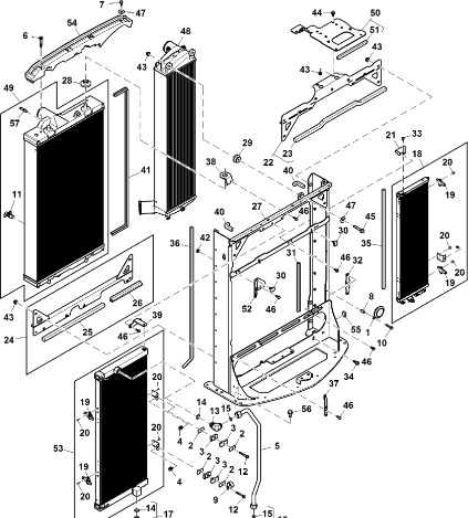John Deere 9470RX - Skraplacz RE297792 (Napęd wentylatora i chłodnica) - Condensador para Tractor: foto 1 John Deere 9470RX - Skraplacz RE297792 (Napęd wentylatora i chłodnica) - Condensador para Tractor: foto 1