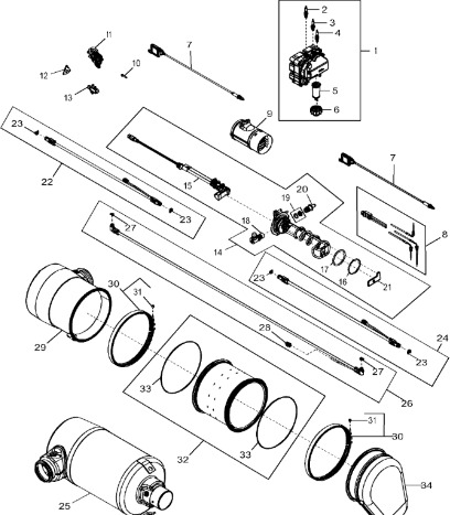 John Deere 9470RX - Zestaw czujnika DZ119425 (Silnik) - Sensor para Maquinaria agrícola: foto 1 John Deere 9470RX - Zestaw czujnika DZ119425 (Silnik) - Sensor para Maquinaria agrícola: foto 1