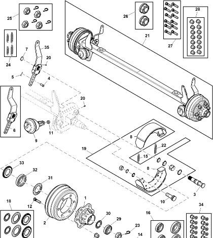 John Deere 960 - Bęben hamulcowy CC129022 (Hamulce) - Tambores de freno para Rotoempacadora: foto 1 John Deere 960 - Bęben hamulcowy CC129022 (Hamulce) - Tambores de freno para Rotoempacadora: foto 1