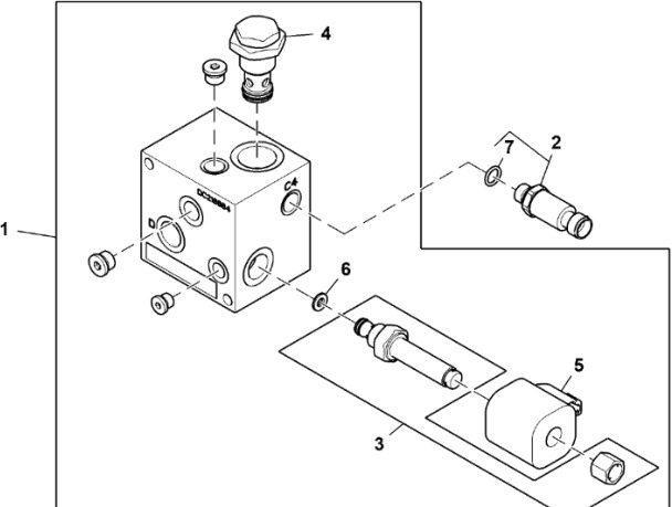 John Deere 960 - Cewka zaworu elektromag. DC223196 (Układ hydrauliczny) - Válvula hidráulica para Rotoempacadora: foto 1 John Deere 960 - Cewka zaworu elektromag. DC223196 (Układ hydrauliczny) - Válvula hidráulica para Rotoempacadora: foto 1
