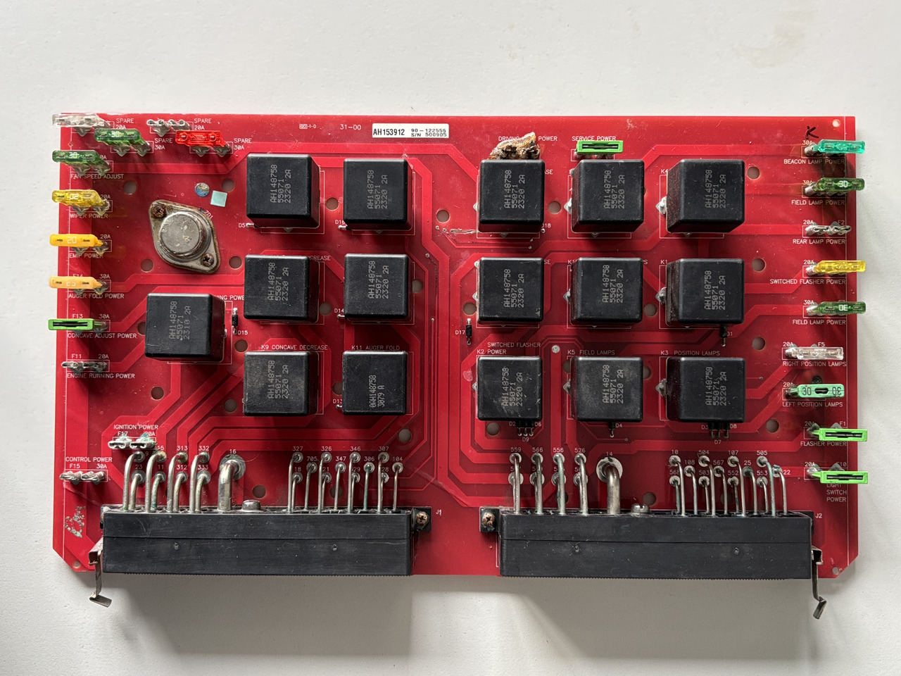 John Deere CTS AH153912 122555 Płyta bezpieczników - Fusible para Maquinaria agrícola: foto 1 John Deere CTS AH153912 122555 Płyta bezpieczników - Fusible para Maquinaria agrícola: foto 1