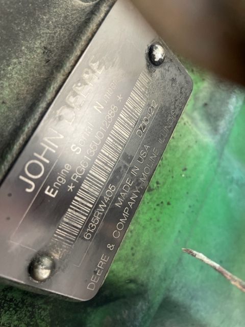John deere RG6135RW405 , DZ104212 - Motor para Maquinaria agrícola: foto 2 John deere RG6135RW405 , DZ104212 - Motor para Maquinaria agrícola: foto 2