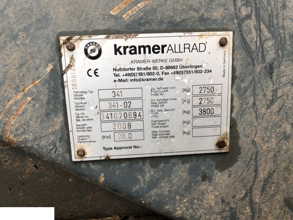 Kramer Allrad 280 341-02 Radlader - Części - ATAK - Transmisión para Maquinaria de construcción: foto 3 Kramer Allrad 280 341-02 Radlader - Części - ATAK - Transmisión para Maquinaria de construcción: foto 3