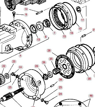 Massey Ferguson 8160 Układ Planetarny Zwolnica Wał CZĘŚCI - Mando final para Maquinaria agrícola: foto 2 Massey Ferguson 8160 Układ Planetarny Zwolnica Wał CZĘŚCI - Mando final para Maquinaria agrícola: foto 2
