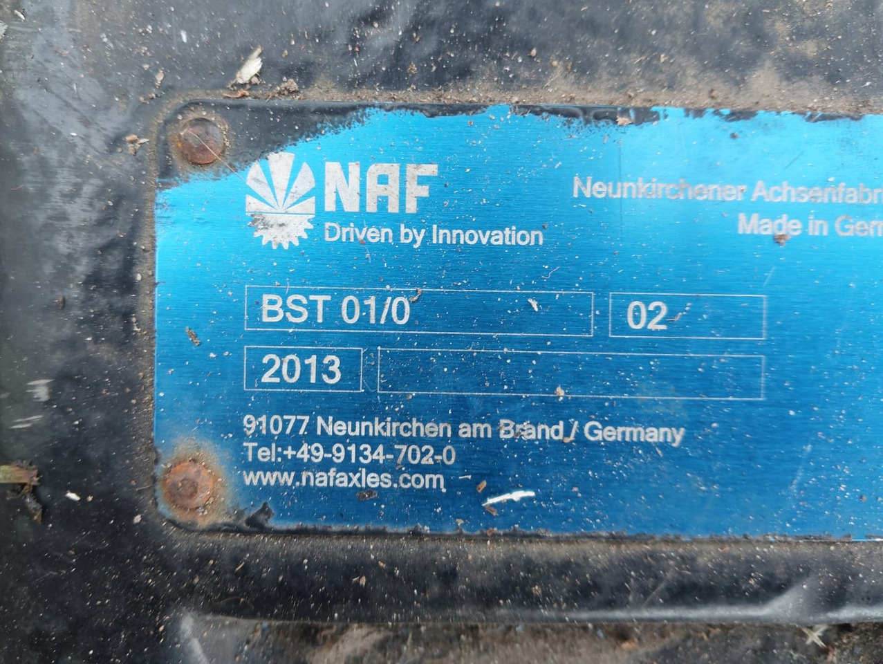 NAF BST 01/0 02 Oś Sztywna Kompletna Ponsse Komatsu NOWA - Eje y piezas para Maquinaria forestal: foto 4 NAF BST 01/0 02 Oś Sztywna Kompletna Ponsse Komatsu NOWA - Eje y piezas para Maquinaria forestal: foto 4