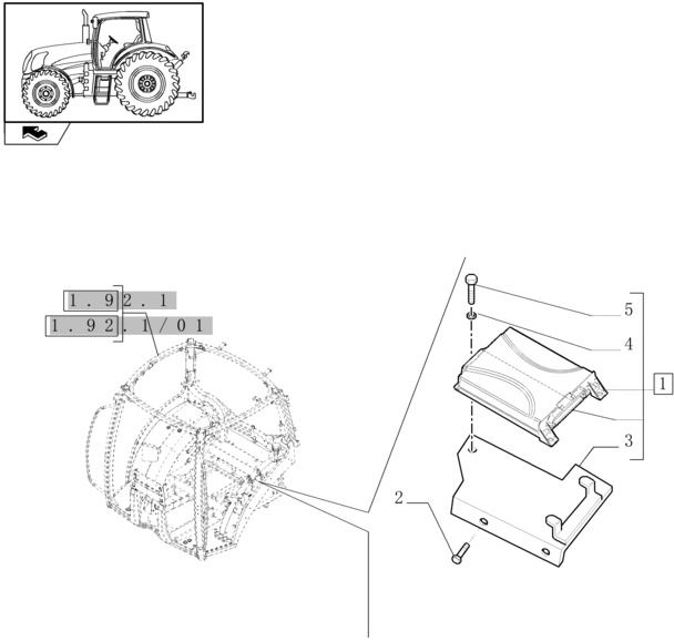 New Holland T6010 T6070 Ecu 47791642 - Unidad de control para Maquinaria agrícola: foto 1 New Holland T6010 T6070 Ecu 47791642 - Unidad de control para Maquinaria agrícola: foto 1