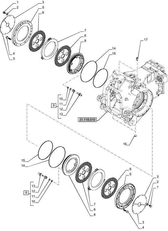 New Holland T6090 T8330 Tarcza hamulcowa 67mm id x 327mm od x 7mm thk 47819827 - Discos de freno para Maquinaria agrícola: foto 1 New Holland T6090 T8330 Tarcza hamulcowa 67mm id x 327mm od x 7mm thk 47819827 - Discos de freno para Maquinaria agrícola: foto 1