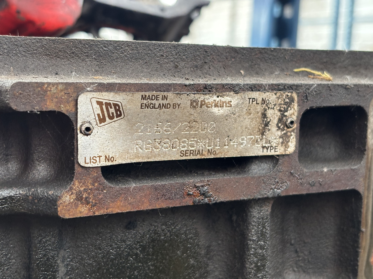 Perkins JCB 2166/2200 1104C 1104C-44T Silnik Blok Miska Olejowa Pokrywa Rozrządu Tłok CZĘŚCI - Motor y piezas para Maquinaria de construcción: foto 5 Perkins JCB 2166/2200 1104C 1104C-44T Silnik Blok Miska Olejowa Pokrywa Rozrządu Tłok CZĘŚCI - Motor y piezas para Maquinaria de construcción: foto 5